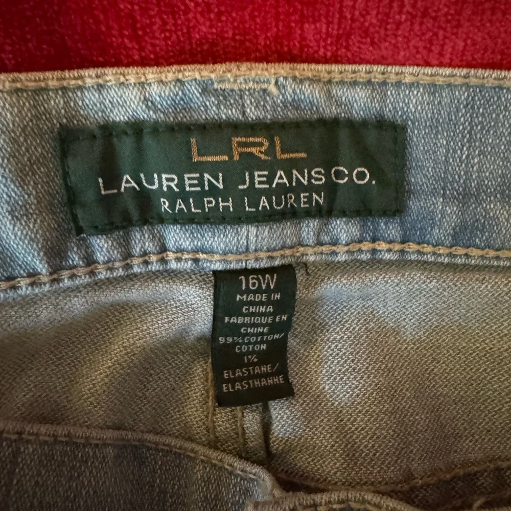 Ralph Lauren White Wash Jeans